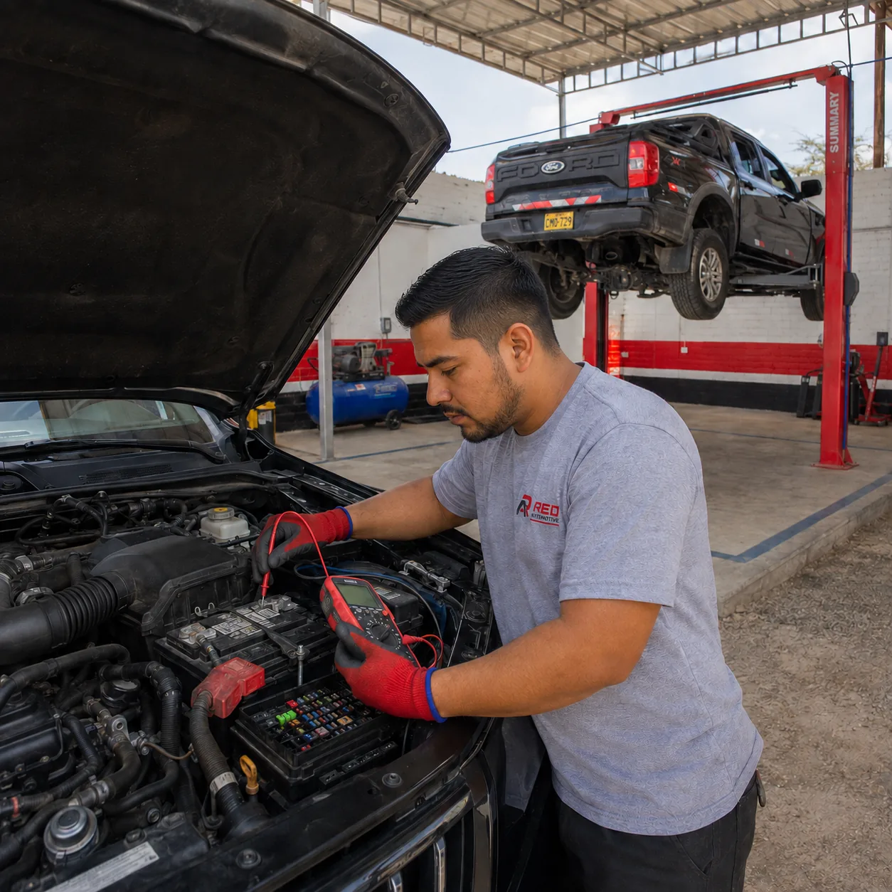 Servicio de electricidad automotriz en Red Automotriz