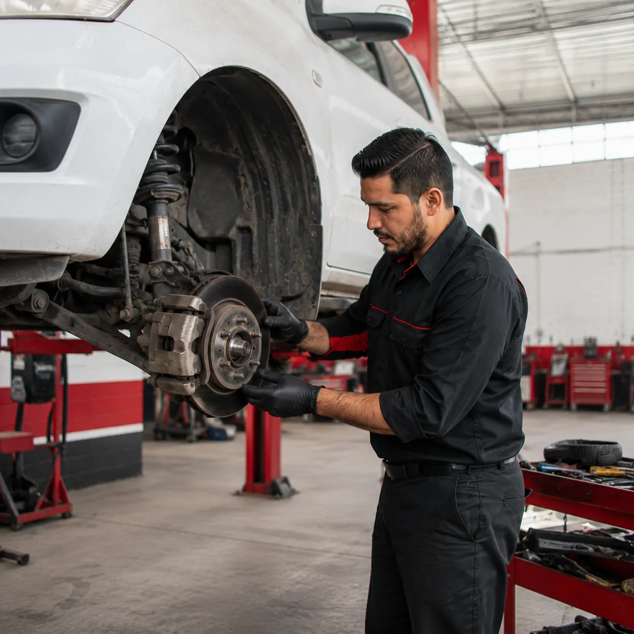 Servicio de frenos y suspensión en Red Automotriz
